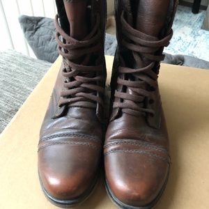 Steve Madden ‘Troopa’ Leather Boots